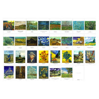 30pcs Van Gogh Paintings Postcards