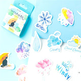 46pcs Weather Planner Life Stickers